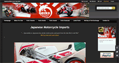 Desktop Screenshot of geckomotorcycleimports.co.uk